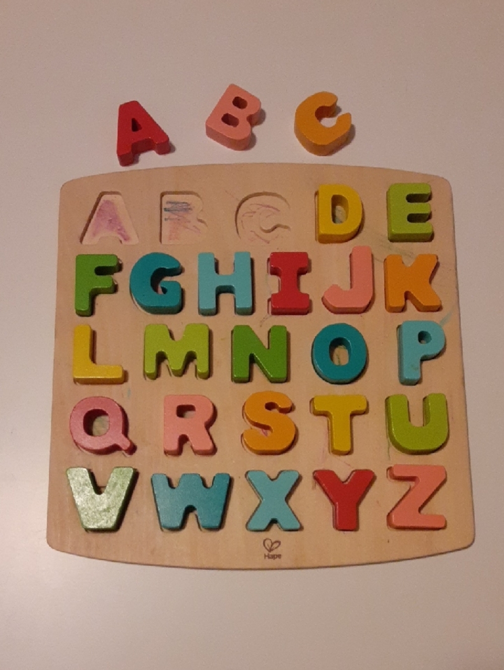 Hape Wooden Alphabet Puzzle Board